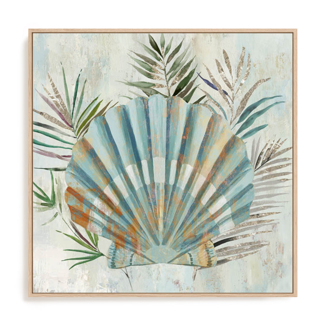 Turquoise Shell II Wall Art
