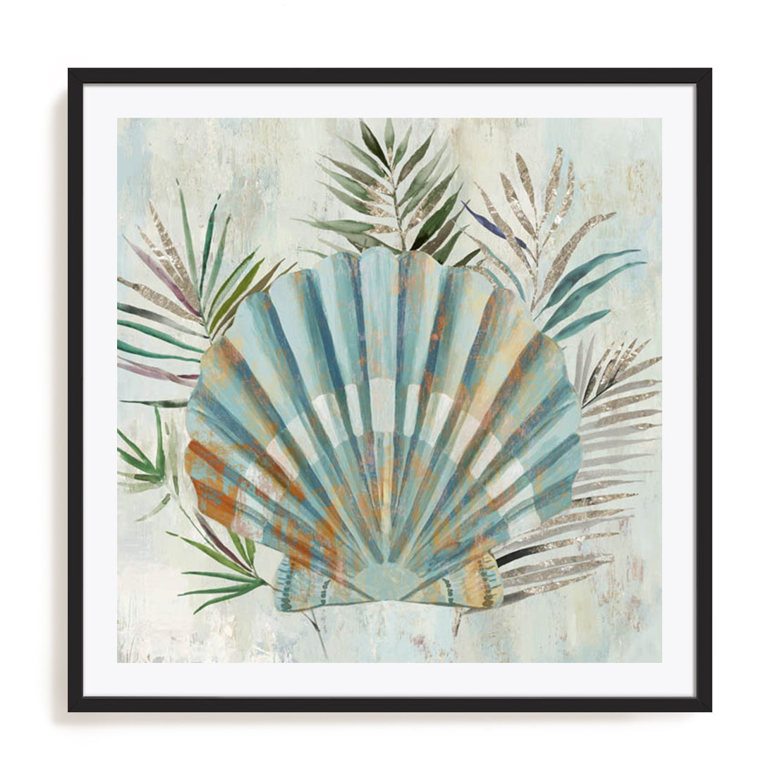 Turquoise Shell II Wall Art