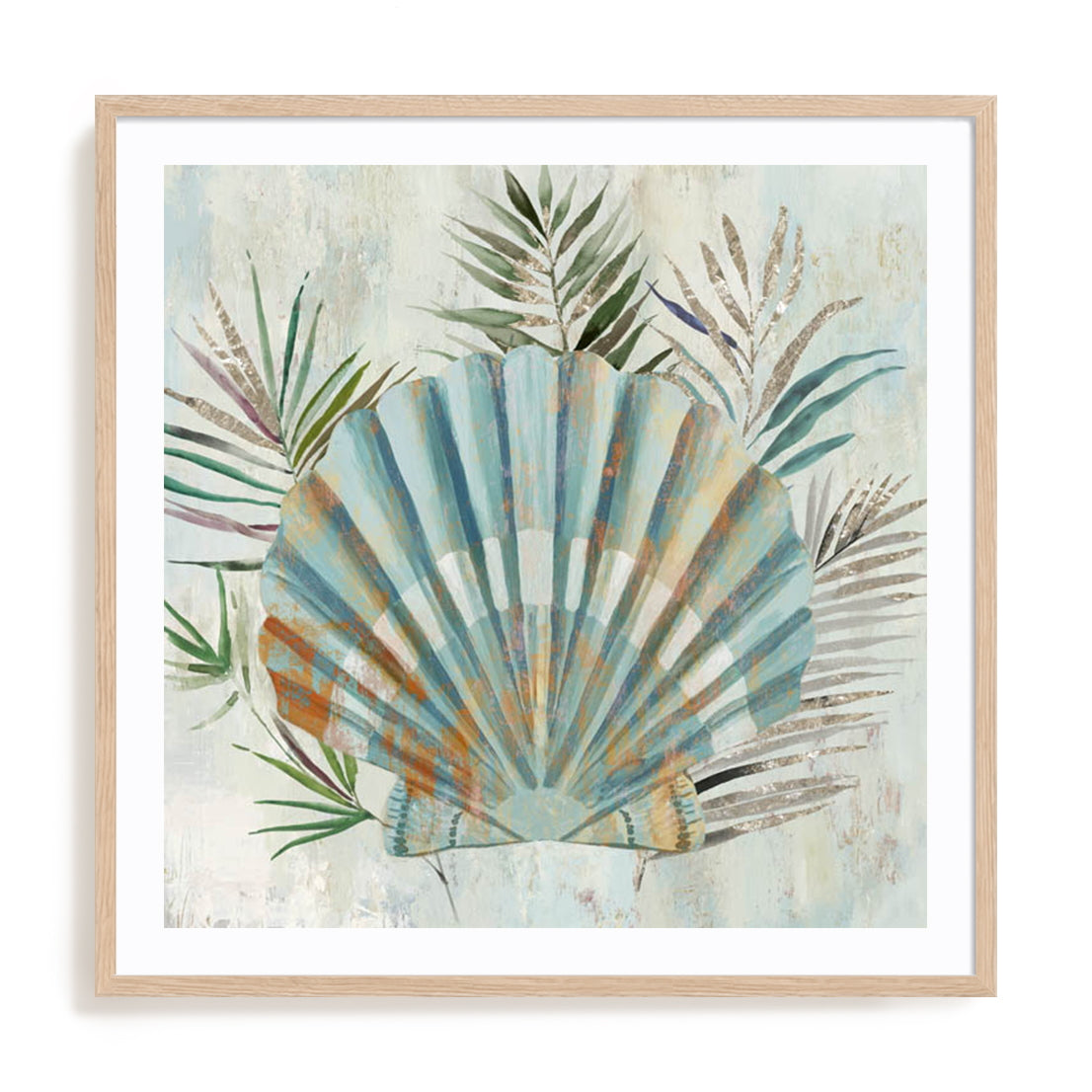 Turquoise Shell II Wall Art