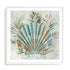 Turquoise Shell II Wall Art #oran_white-white-border