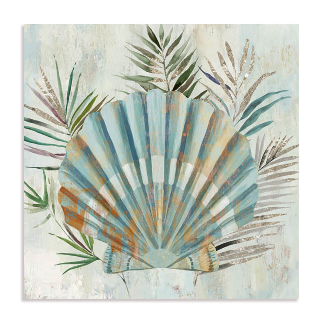 Turquoise Shell II Wall Art