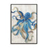Blue Octopus Wall Art