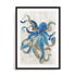 Blue Octopus Wall Art