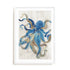 Blue Octopus Wall Art