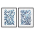 Blue Sea Coral I and II Wall Art