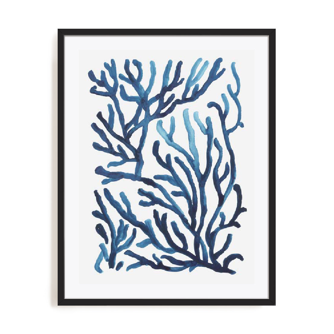 Blue Sea Coral II Wall Art