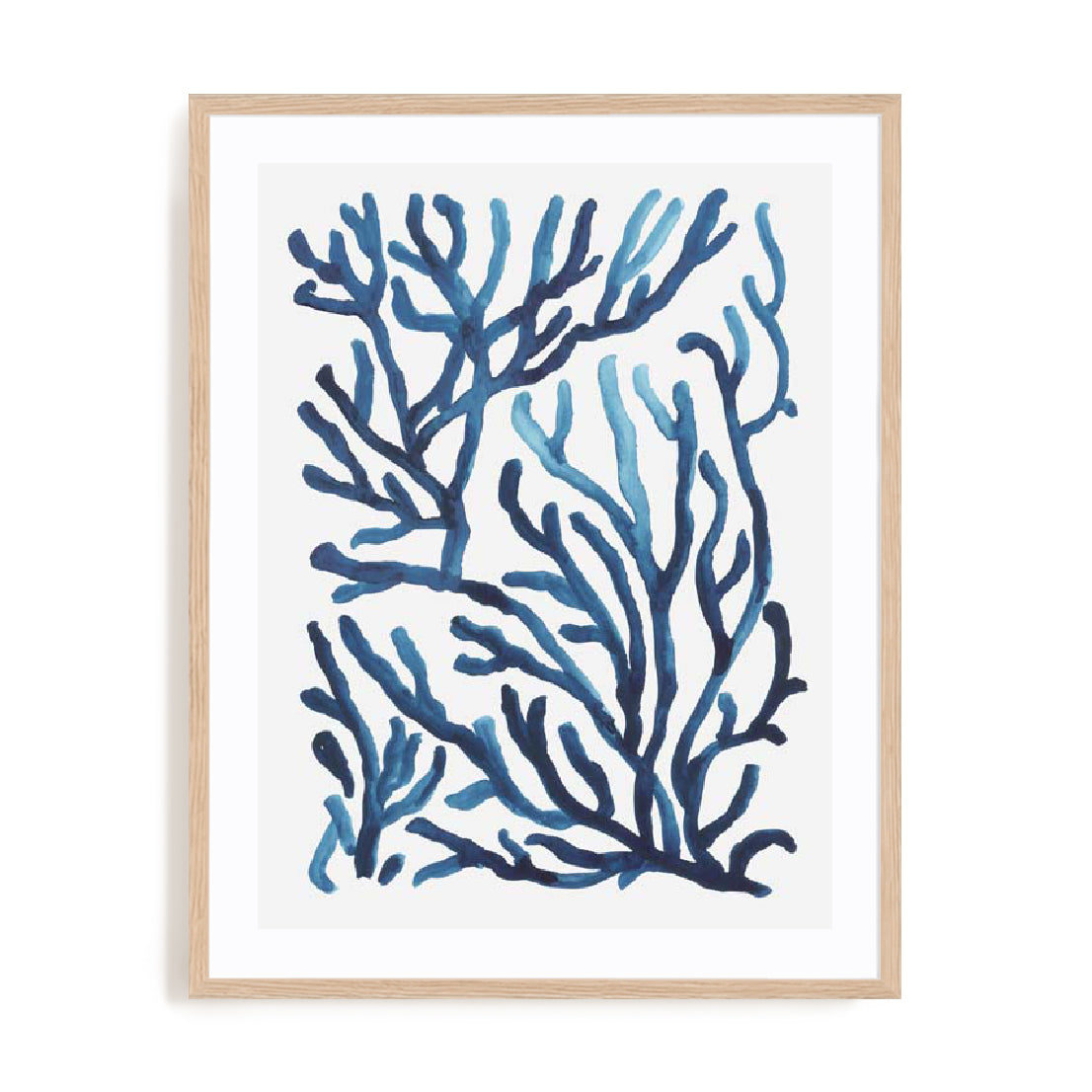 Blue Sea Coral II Wall Art