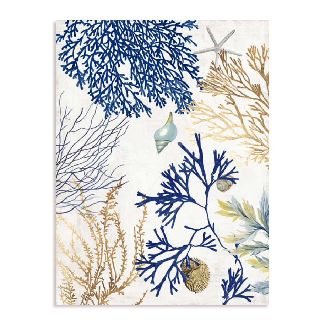 Soft Blue Corals I Wall Art