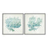 Azure Coral I and II Wall Art