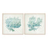 Azure Coral I and II Wall Art
