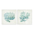 Azure Coral I and II Wall Art