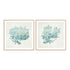 Azure Coral I and II Wall Art