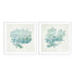 Azure Coral I and II Wall Art