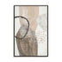 Wall Art Stretched Canvas In Black Frame - Chasing Light I Abstract Art