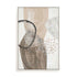Wall Art Stretched Canvas In White  Frame - Chasing Light I Abstract Art