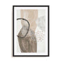 Wall Art Print Poster In Black Frame - Chasing Light I Abstract Art