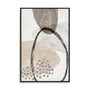 Wall Art Stretched Canvas In Black Frame - Chasing Light Ii Abstract Art