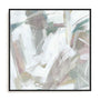 Wall Art Stretched Canvas In Black Frame - Muted Harmony I Abstract Art