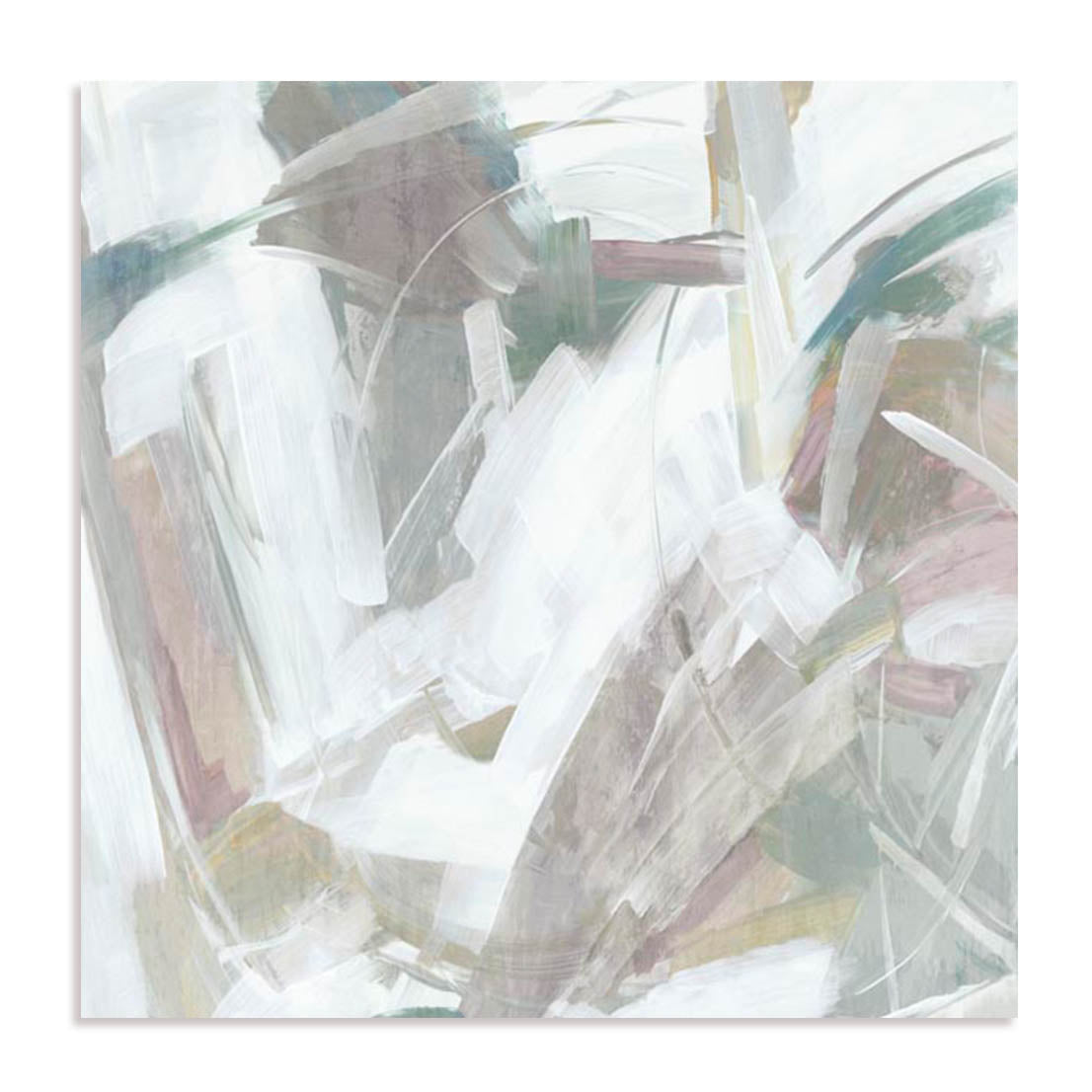 Unframed Stretched Canvas Or Print Only - Muted Harmony I Abstract Art