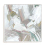 Wall Art Stretched Canvas In White  Frame - Muted Harmony Ii Abstract Art