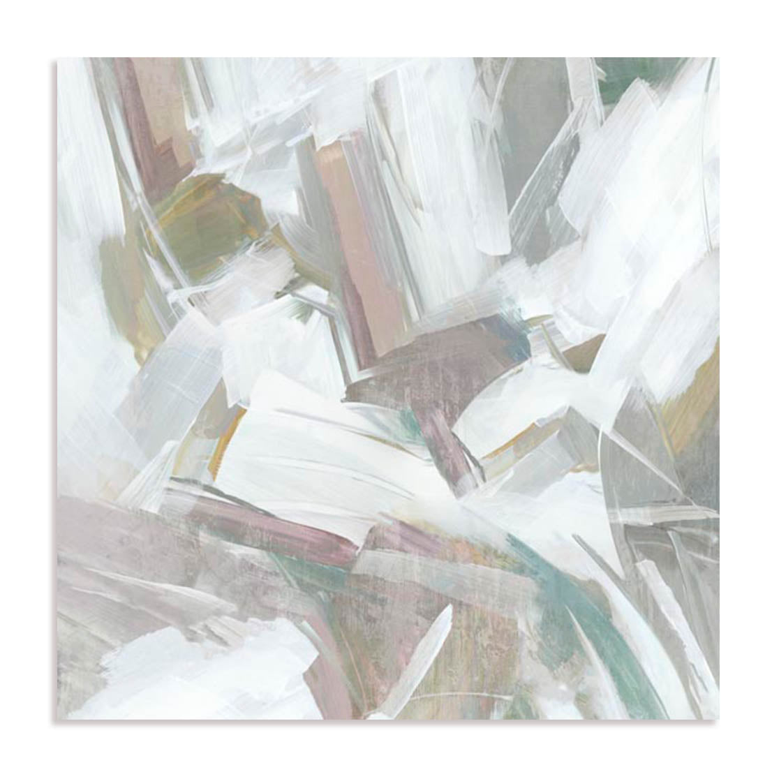Unframed Stretched Canvas Or Print Only - Muted Harmony Ii Abstract Art