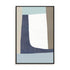 Wall Art Stretched Canvas In Black Frame - Natural Flow Ii Abstract Art