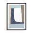 Wall Art Print Poster In Black Frame - Natural Flow Ii Abstract Art