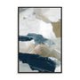 Wall Art Stretched Canvas In Black Frame - Vivid Strokes I Abstract Art