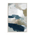 Wall Art Stretched Canvas In White  Frame - Vivid Strokes I Abstract Art