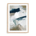 Wall Art Print Poster In Natural Oak Frame - Vivid Strokes Ii Abstract Art