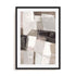 Wall Art Print Poster In Black Frame - Modern Mosaic Abstract Art