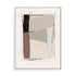 Wall Art Stretched Canvas In White  Frame - Structured Balance I Abstract Art