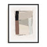 Wall Art Print Poster In Black Frame - Structured Balance I Abstract Art