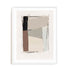 Wall Art Print Poster In White Frame - Structured Balance I Abstract Art