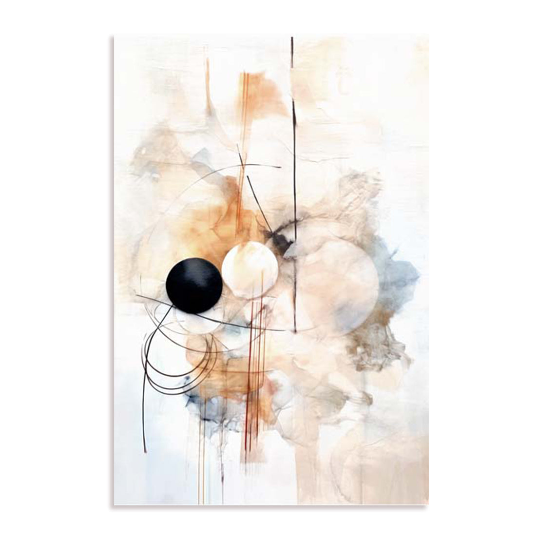 Lines And Circles Wall Art