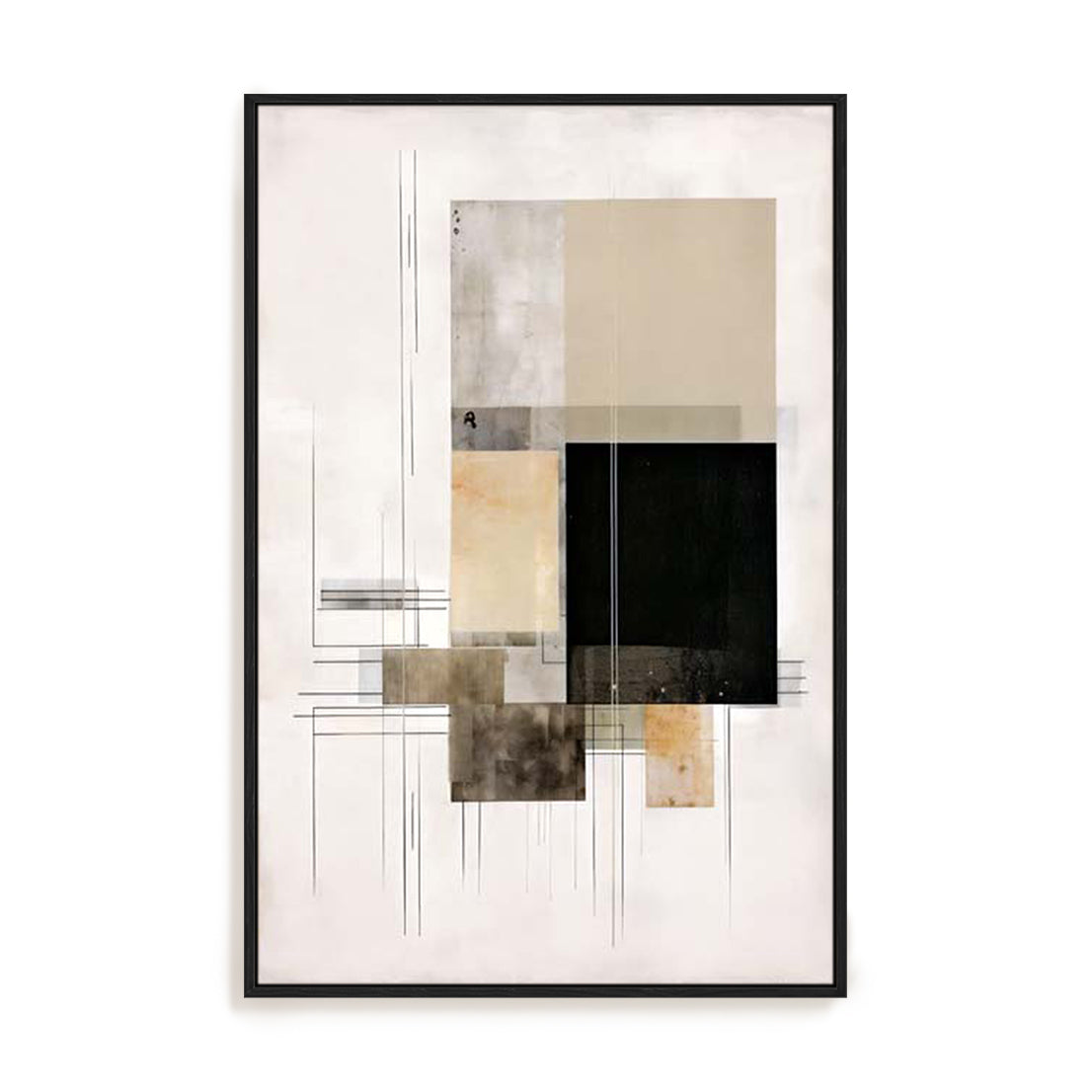 Lines And Squares I Wall Art