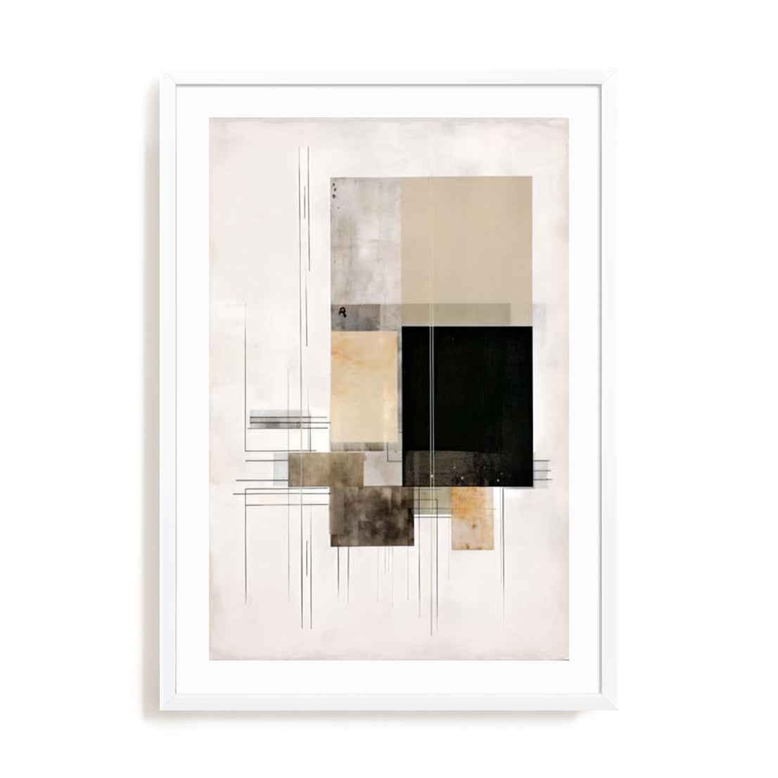 Lines And Squares I Wall Art