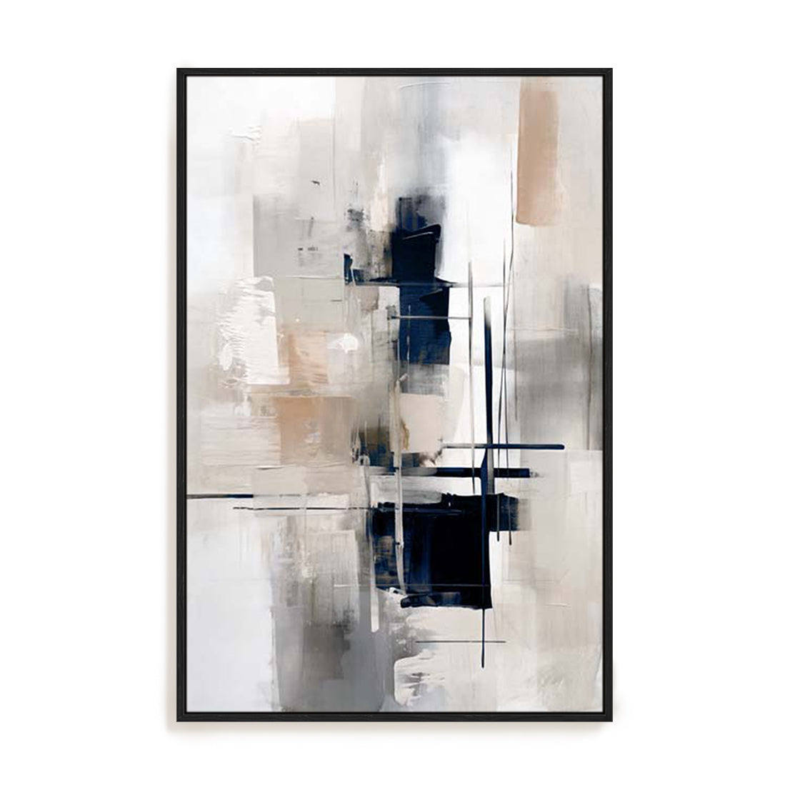 Squares Of Abstraction Wall Art