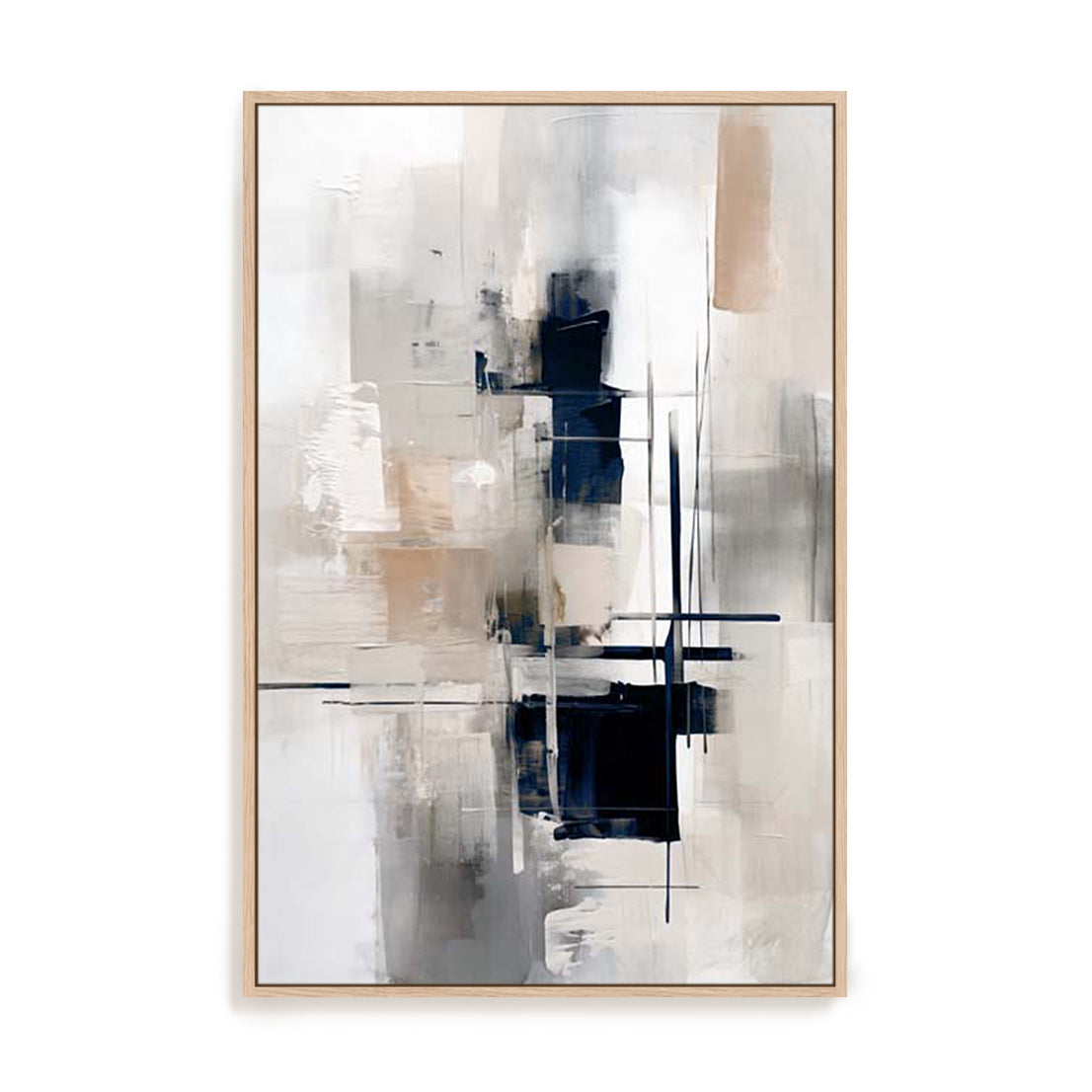Squares Of Abstraction Wall Art