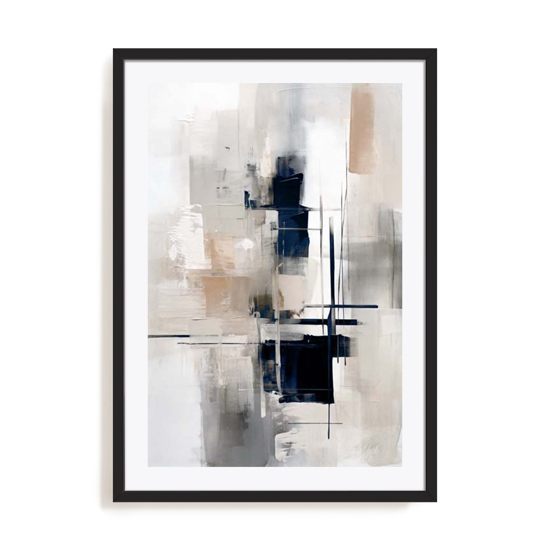 Squares Of Abstraction Wall Art