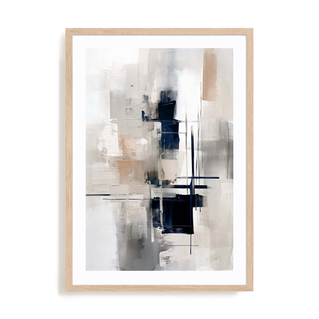 Squares Of Abstraction Wall Art