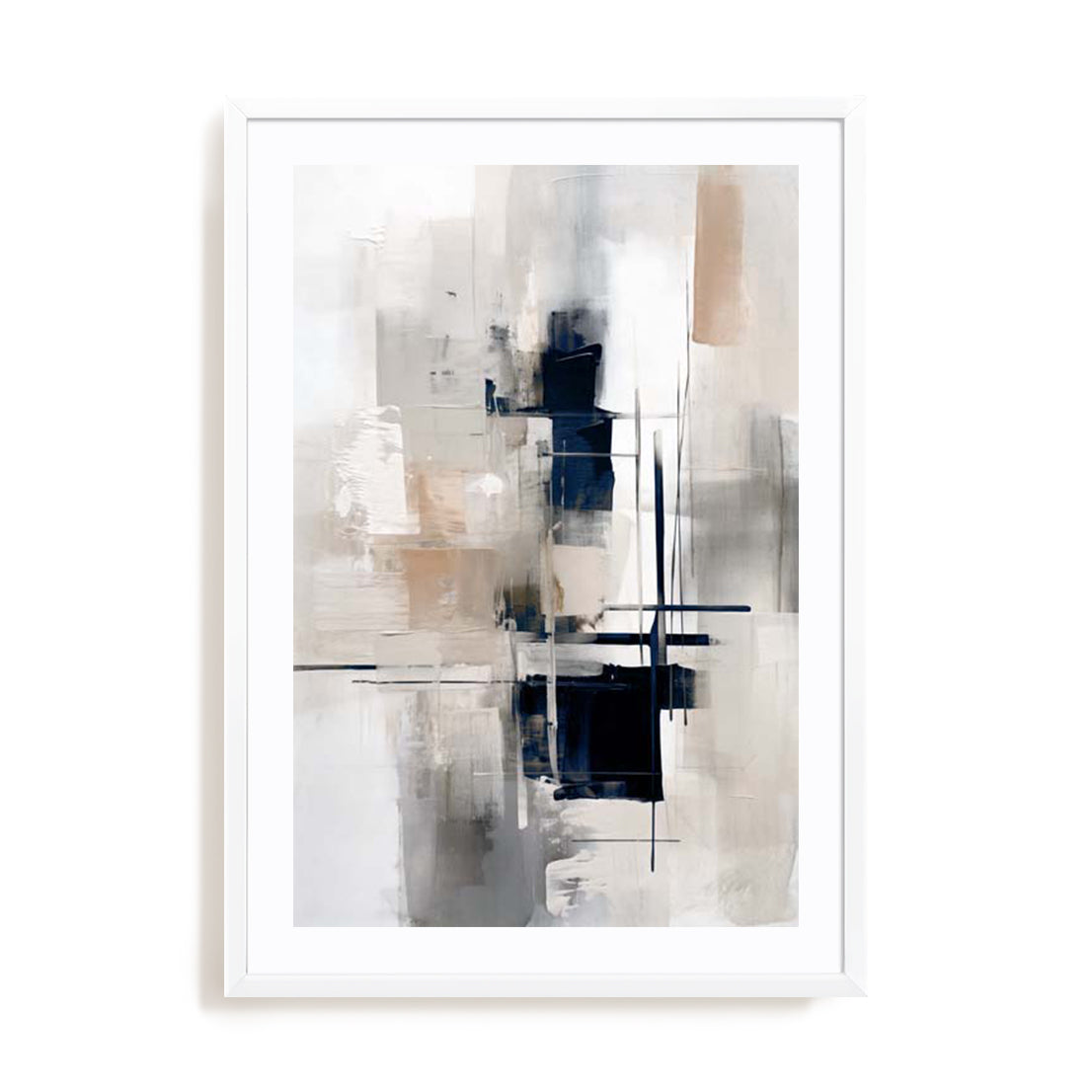 Squares Of Abstraction Wall Art