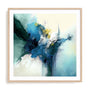 Splash Of Blue Water Wall Art