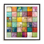 Wall Art Print Poster In Black Frame - Prismatic Palette I Abstract Art