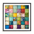 Prismatic Palette II Wall Art #oran_black-white-border