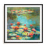 Lotus Pond I Wall Art #oran_black-white-border