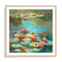 Lotus Pond I Wall Art #oran_natural-white-border