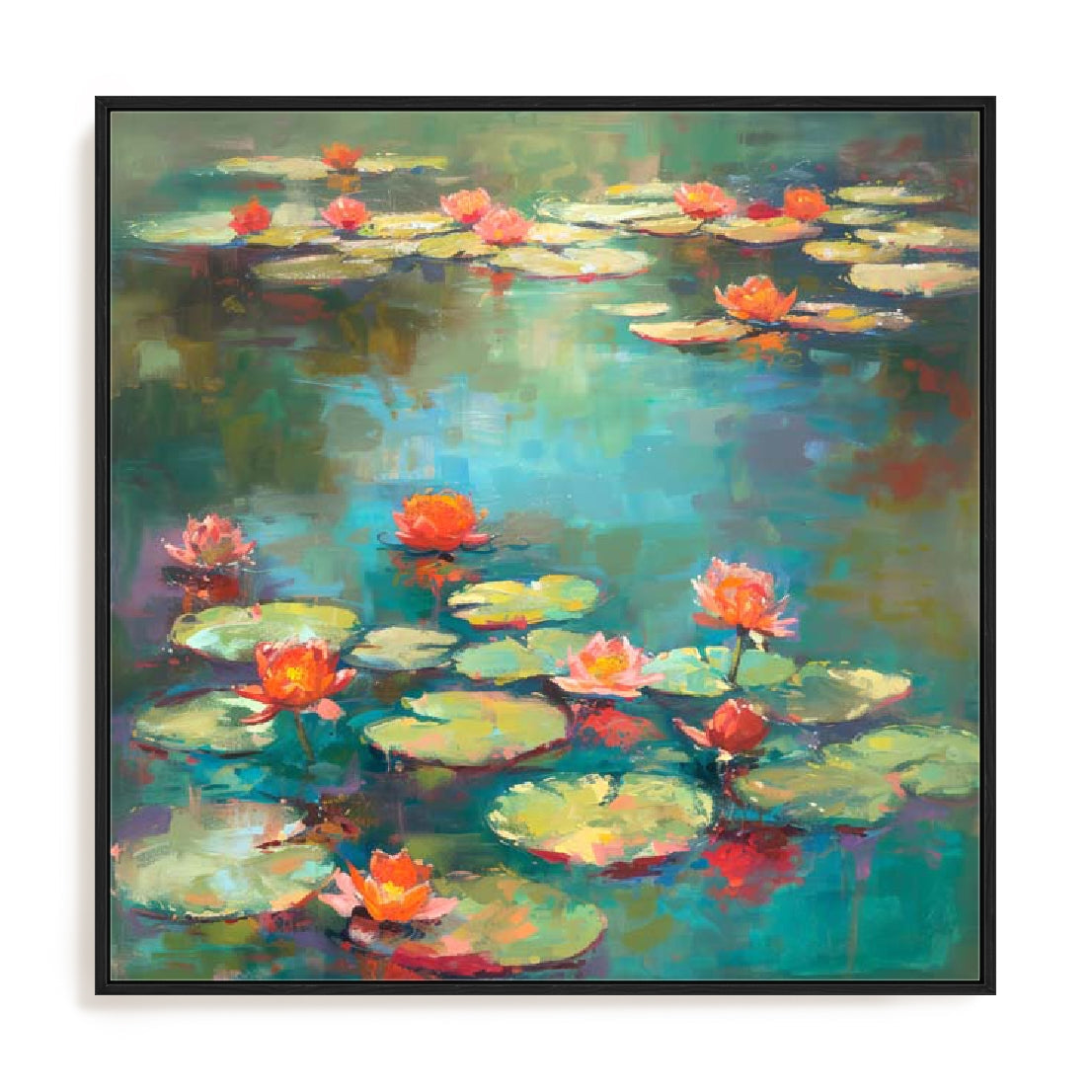 Lotus Pond II Wall Art