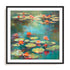 Lotus Pond II Wall Art #oran_black-white-border