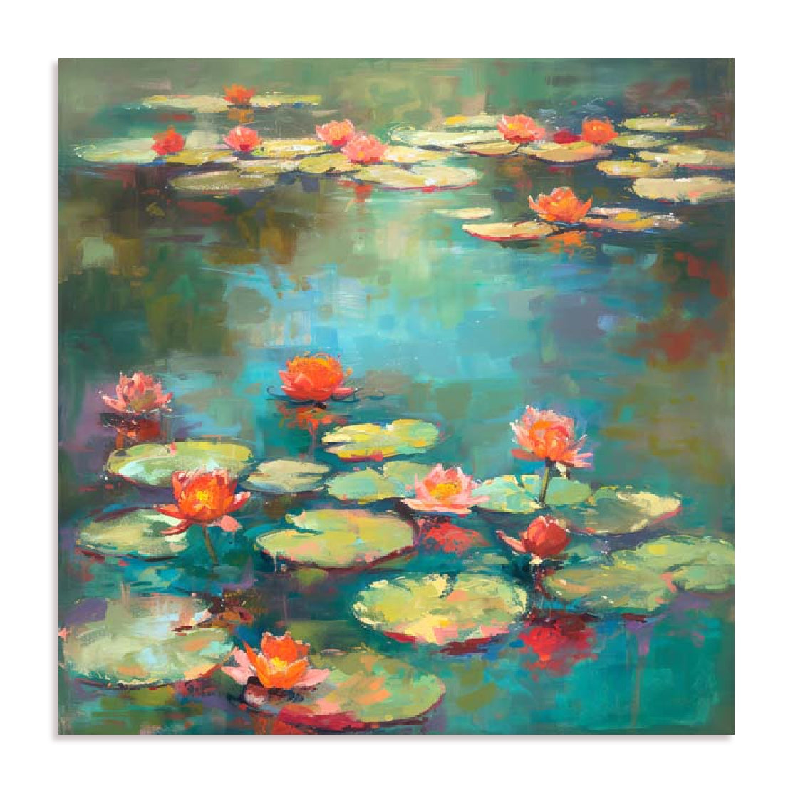 Lotus Pond II Wall Art